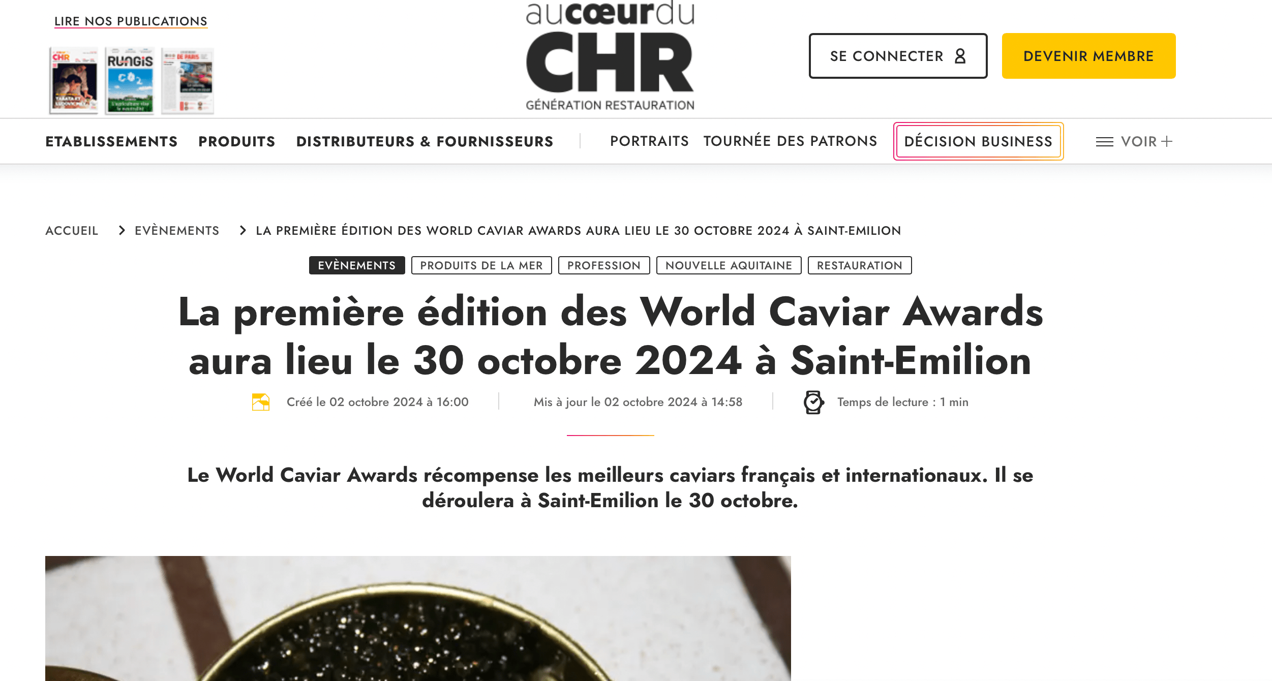 Au coeur du CHR - World Caviar Awards-min
